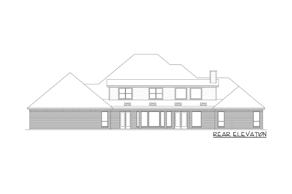 Plan 36519TX: Hill Country House Plan with Media Room and Game Room - Image #20 - Hill Country, Traditional