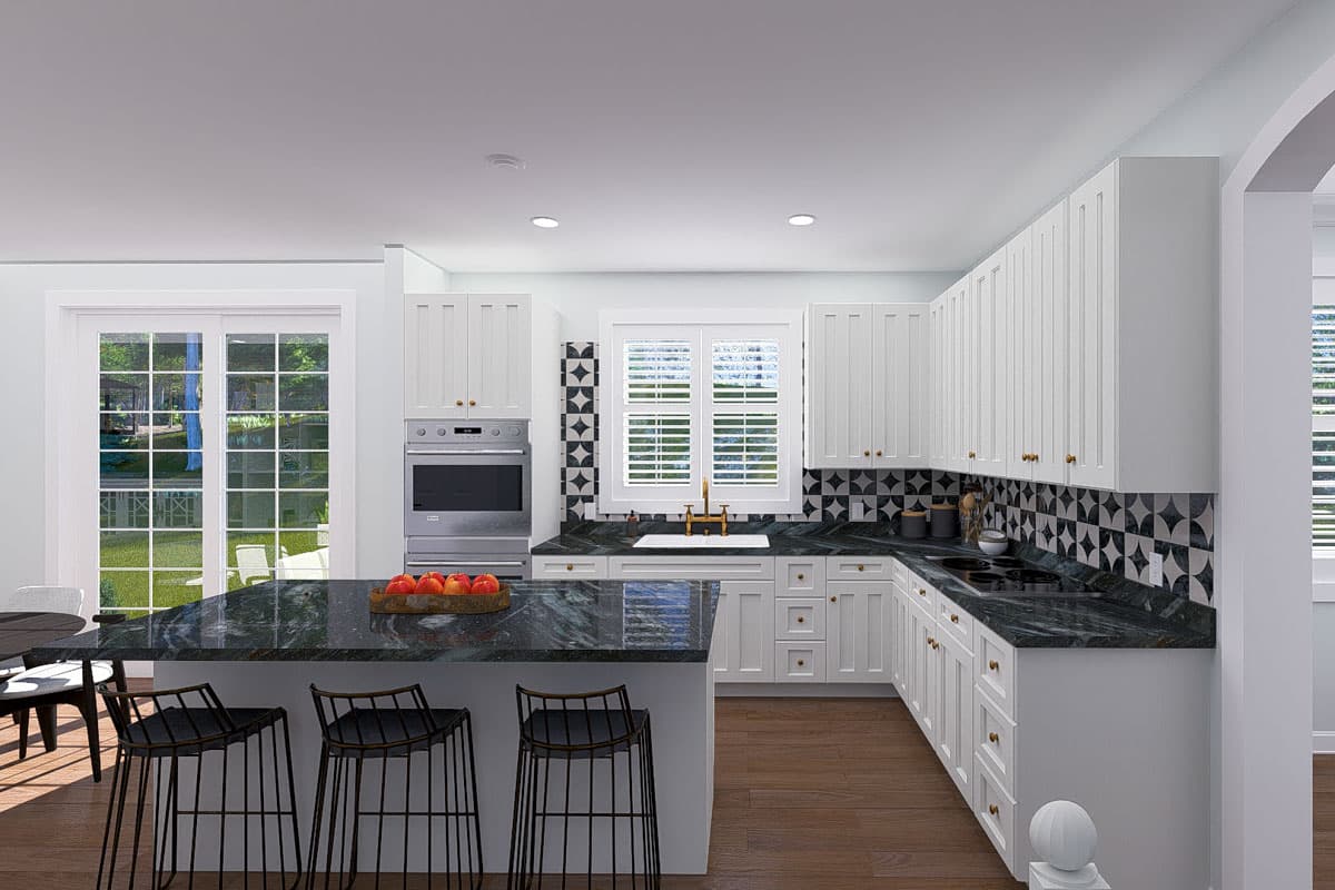 Plan 61524UT: 4 Bedroom 2-Story House Plan with 3-Car Garage and Upstairs Laundry - 2789 Sq Ft - Image #21 - Country, Traditional