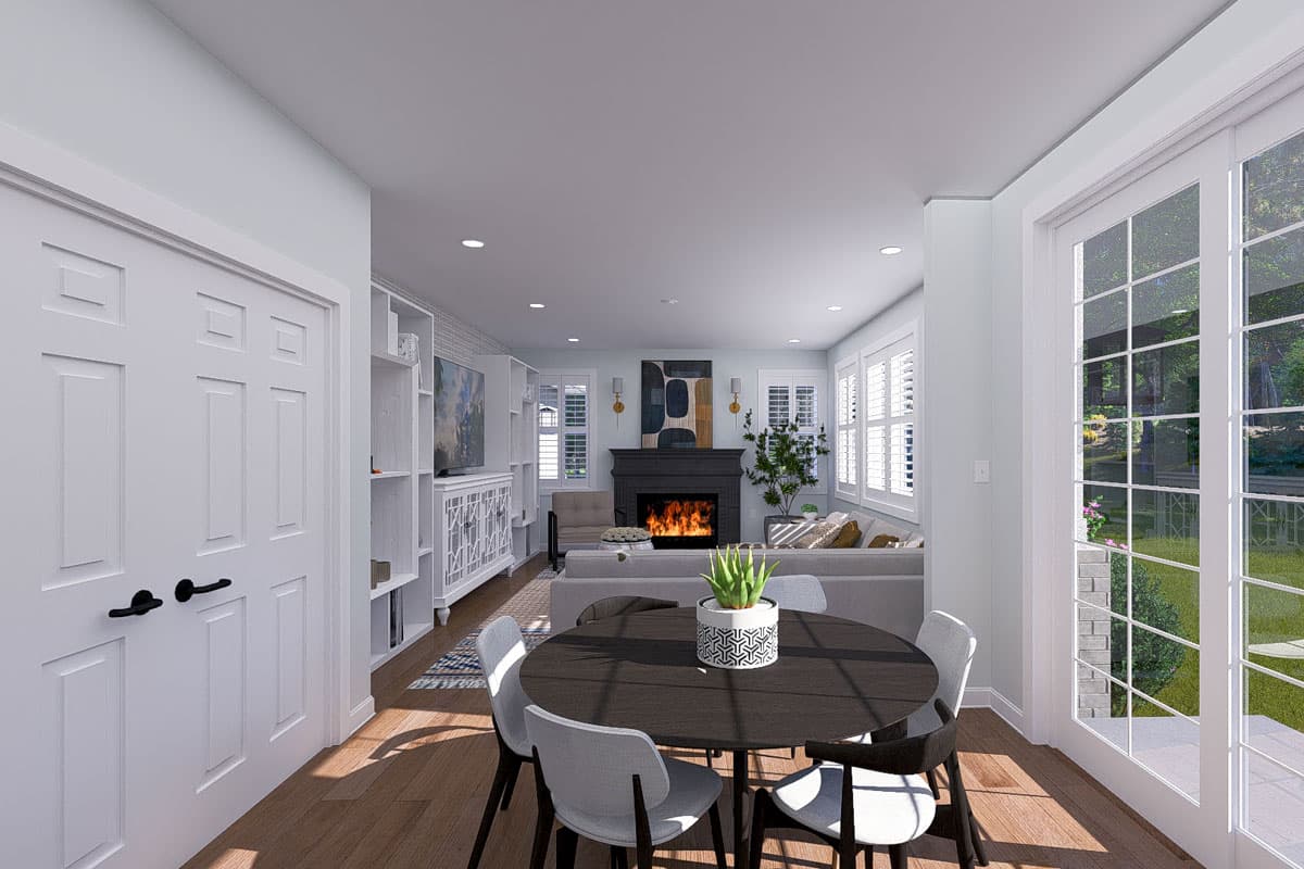 Plan 61524UT: 4 Bedroom 2-Story House Plan with 3-Car Garage and Upstairs Laundry - 2789 Sq Ft - Image #18 - Country, Traditional