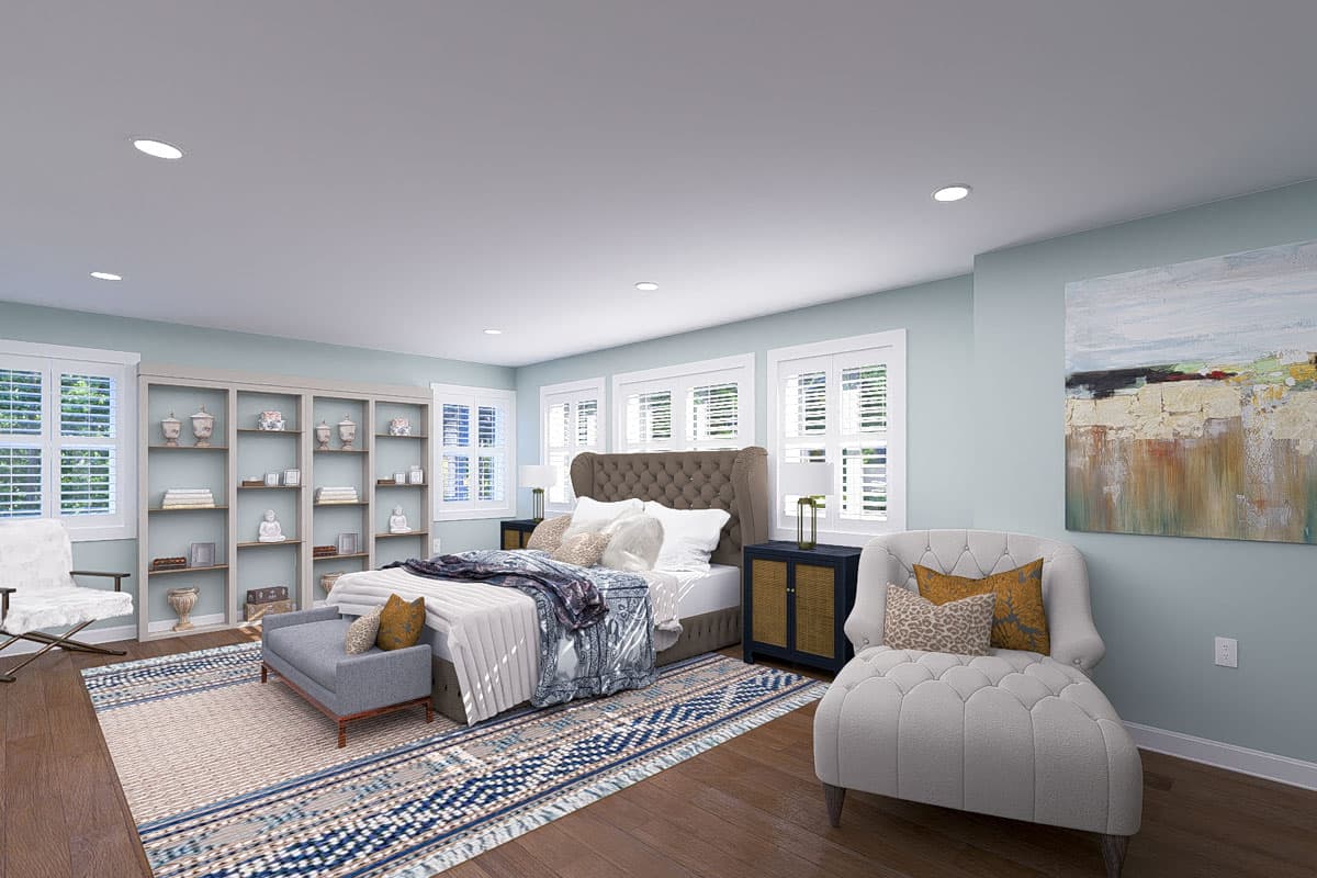 Plan 61524UT: 4 Bedroom 2-Story House Plan with 3-Car Garage and Upstairs Laundry - 2789 Sq Ft - Image #24 - Country, Traditional