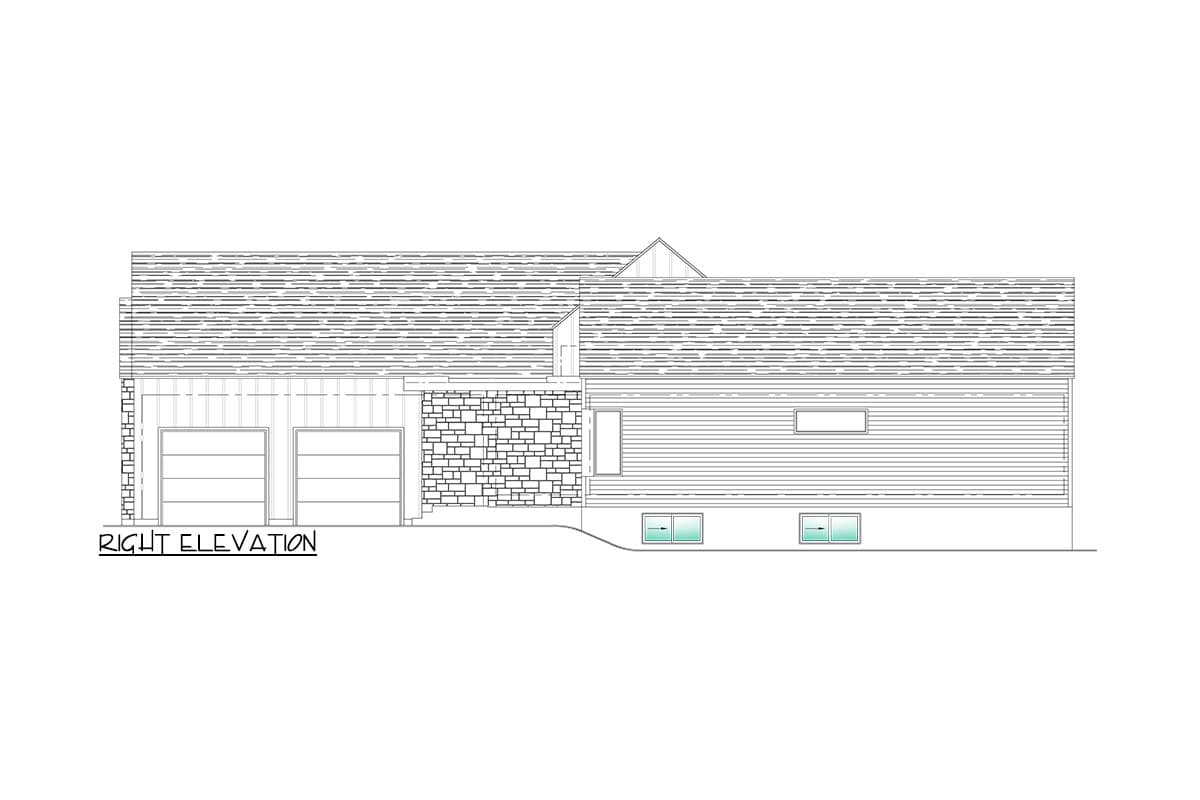 Plan 90357PD: Scandinavian House Plan with High Ceilings in Open Living Area - 1660 Sq Ft - Image #6 - Contemporary, Modern, Scandinavian, Transitional