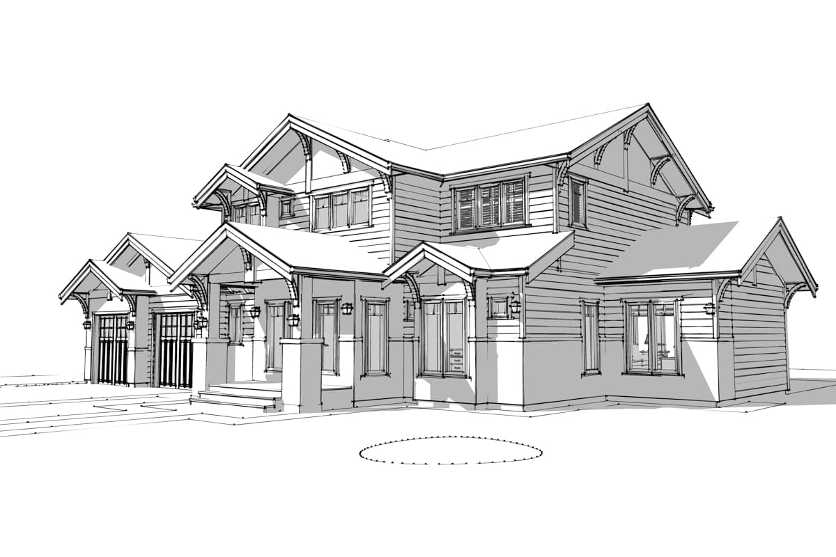 Plan 147015RML: 3-Bedroom New American House Plan with Open Concept Main Floor Plus a Den - 2550 Sq Ft - Image #11 - Country, Modern Farmhouse, New American
