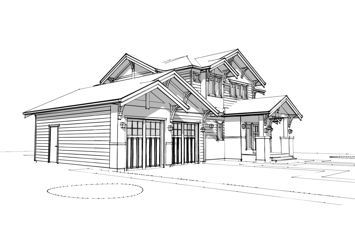 Plan 147015RML: 3-Bedroom New American House Plan with Open Concept Main Floor Plus a Den - 2550 Sq Ft - Image #14 - Country, Modern Farmhouse, New American