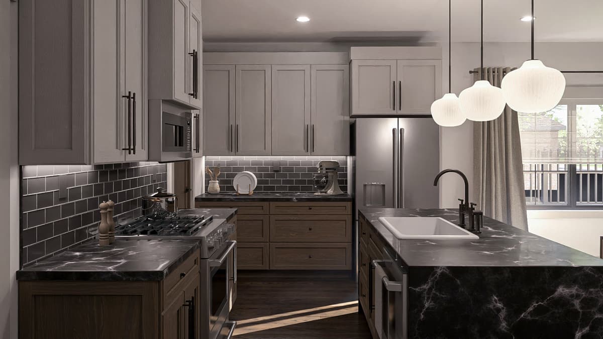 Plan 623409DJ: 3-Bed Modern Cottage House plan with Rear 2-Car Garage - 1729 Sq Ft - Image #12 - Cottage, Modern