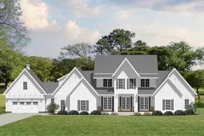 4-Bedroom House Plan with Two Story Great Room and Laundry Chute - 4225 Sq Ft
