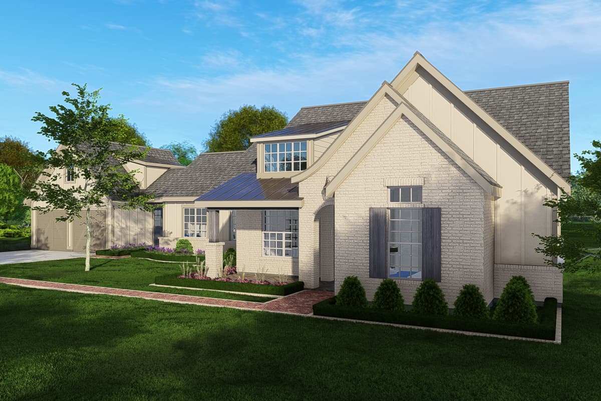 Plan 25441TF: 3-Bed Country Cottage House Plan with Optional Loft Above Garage - 2235 Sq Ft - Image #14 - Colonial, Cottage, Country, Ranch