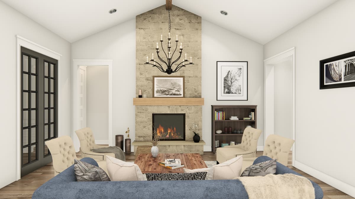 Plan 25441TF: 3-Bed Country Cottage House Plan with Optional Loft Above Garage - 2235 Sq Ft - Image #22 - Colonial, Cottage, Country, Ranch