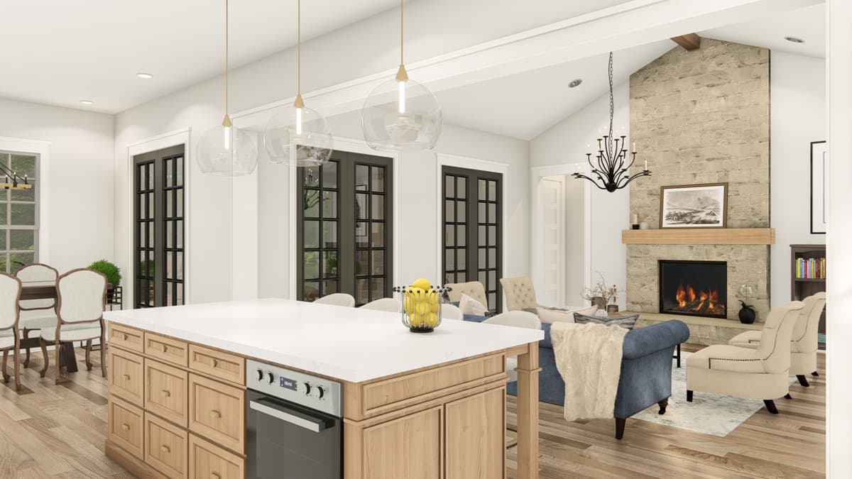 Plan 25441TF: 3-Bed Country Cottage House Plan with Optional Loft Above Garage - 2235 Sq Ft - Image #28 - Colonial, Cottage, Country, Ranch