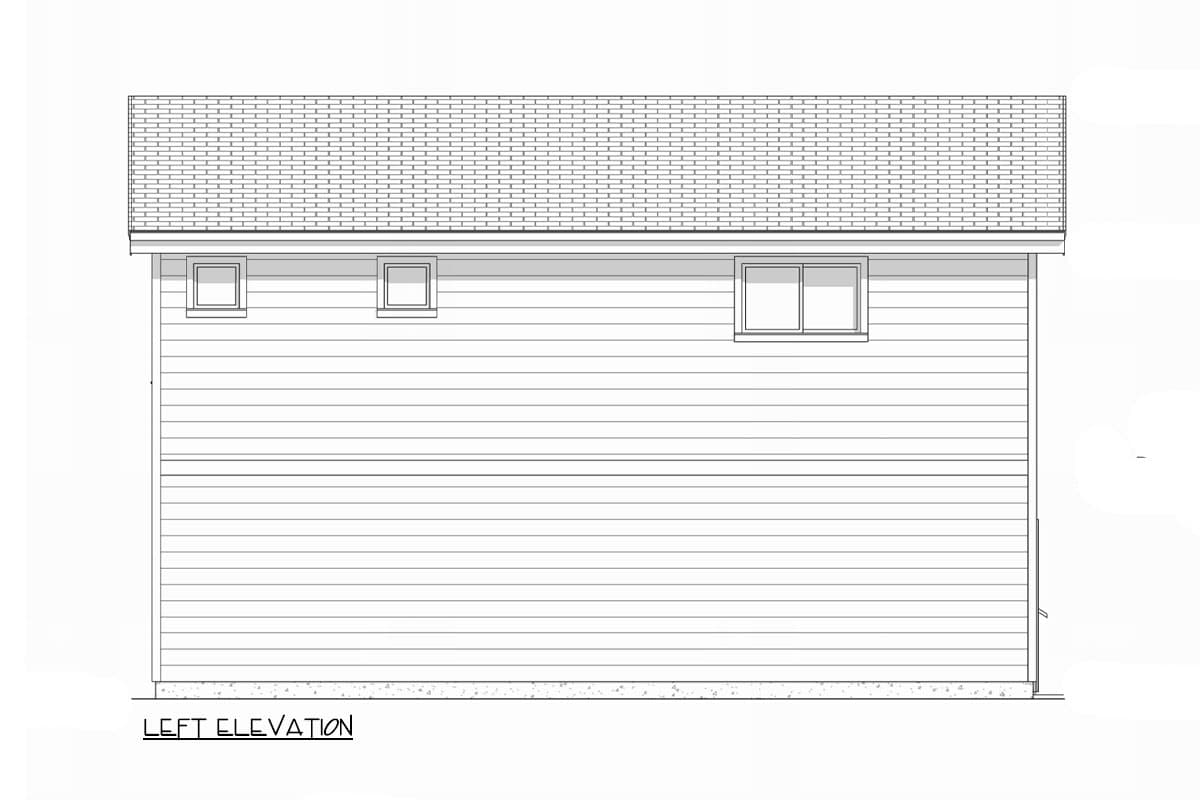 Plan 307712RAD: 1-Bed ADU Garage Plan with Optional Second Level Layout - 800 Sq Ft - Image #8