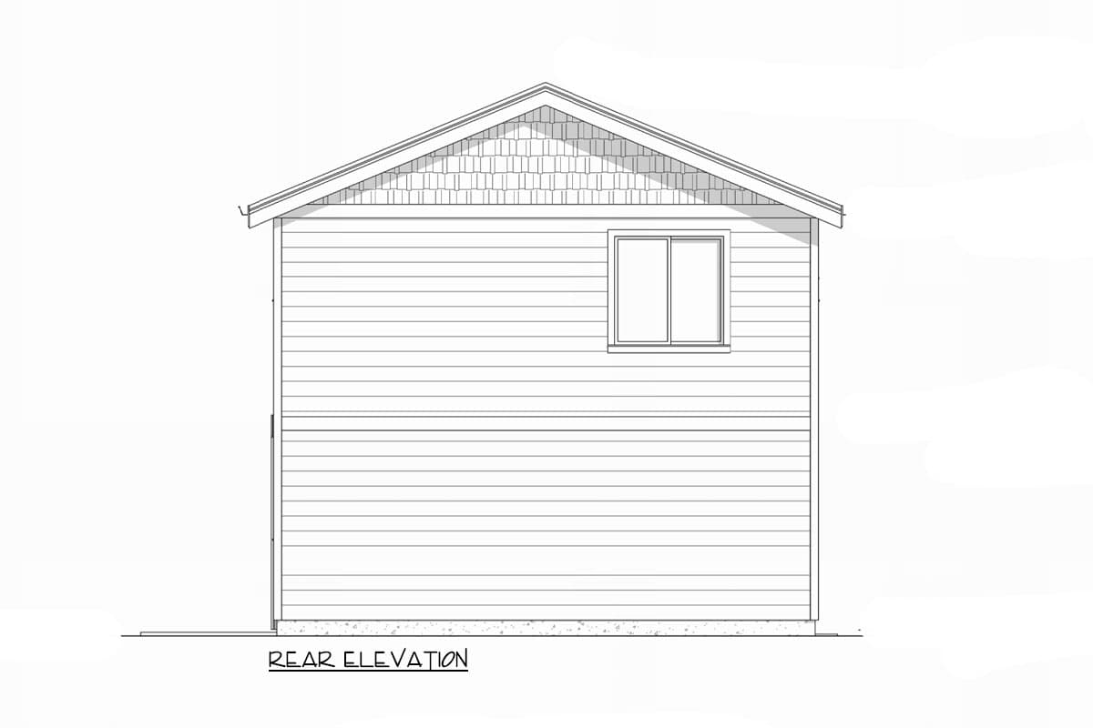 Plan 307712RAD: 1-Bed ADU Garage Plan with Optional Second Level Layout - 800 Sq Ft - Image #9