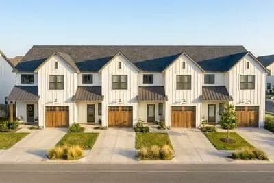 4-Unit Quad-Plex House Plan with 3-Bed Matching Units - 1464 Sq Ft Each