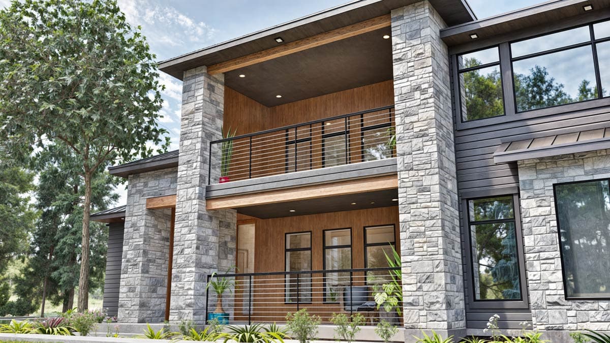 Plan 307713RAD: Luxury Two-Story Craftsman House Plan with Two-Story Great Room - 4553 Sq Ft - Image #8 - Craftsman, Northwest, Prairie