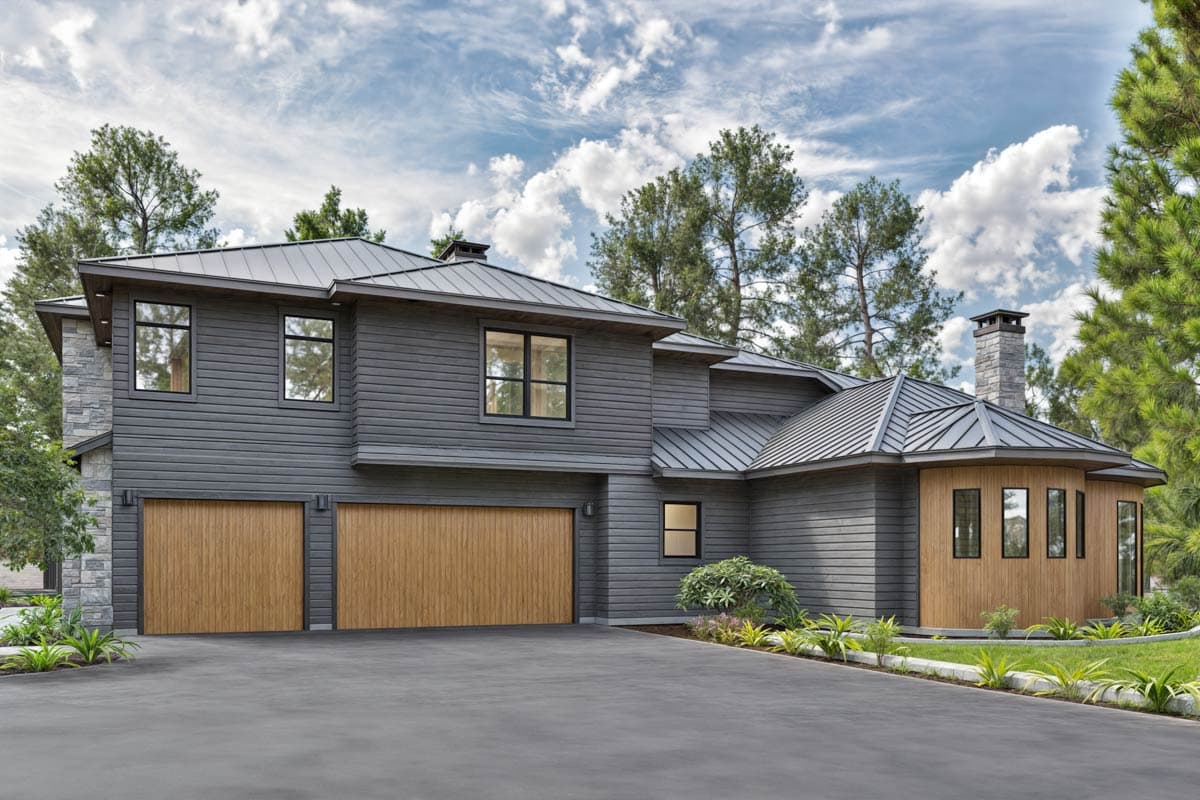 Plan 307713RAD: Luxury Two-Story Craftsman House Plan with Two-Story Great Room - 4553 Sq Ft - Image #10 - Craftsman, Northwest, Prairie