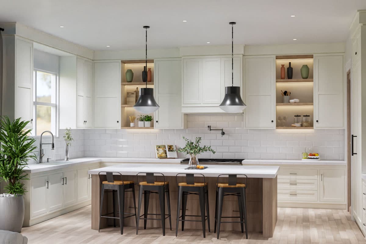 Plan 25829GE: 4-Bed Modern Farmhouse Plan with Two-Story Great Room - 3694 Sq Ft - Image #10 - Country, Farmhouse, Modern Farmhouse, New American