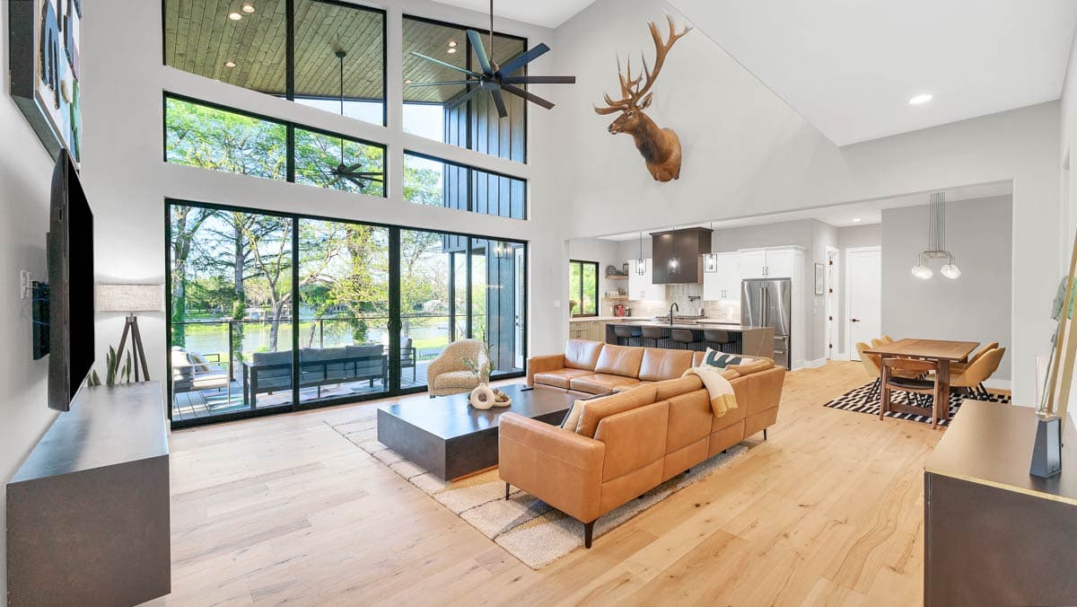 Plan 264212KMD: 4-Bed Modern House Plan with Raised Foundation - 2839 Sq Ft - Image #4 - Beach, Coastal, Contemporary, Mid Century Modern, Modern