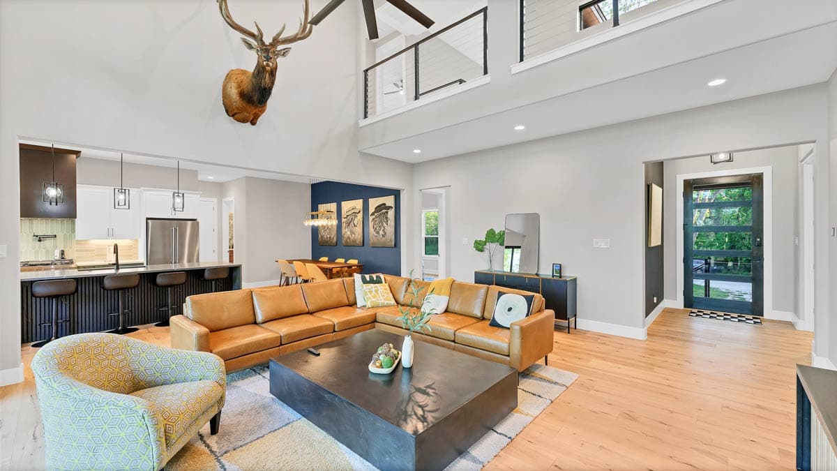 Plan 264212KMD: 4-Bed Modern House Plan with Raised Foundation - 2839 Sq Ft - Image #9 - Beach, Coastal, Contemporary, Mid Century Modern, Modern