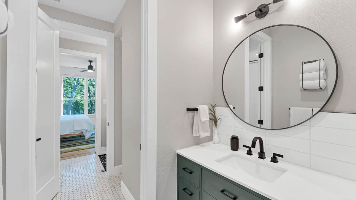 Plan 264212KMD: 4-Bed Modern House Plan with Raised Foundation - 2839 Sq Ft - Image #43 - Beach, Coastal, Contemporary, Mid Century Modern, Modern