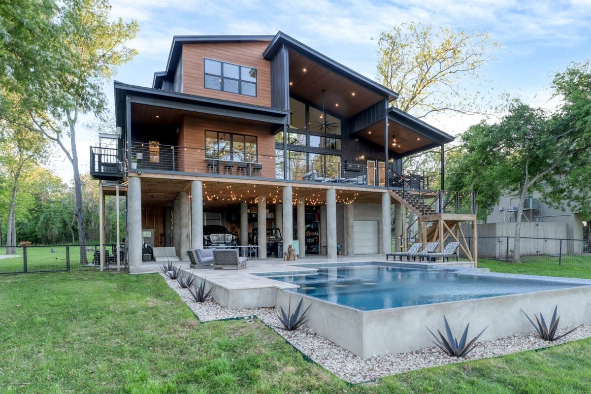 Plan 264212KMD: 4-Bed Modern House Plan with Raised Foundation - 2839 Sq Ft - Image #49 - Beach, Coastal, Contemporary, Mid Century Modern, Modern