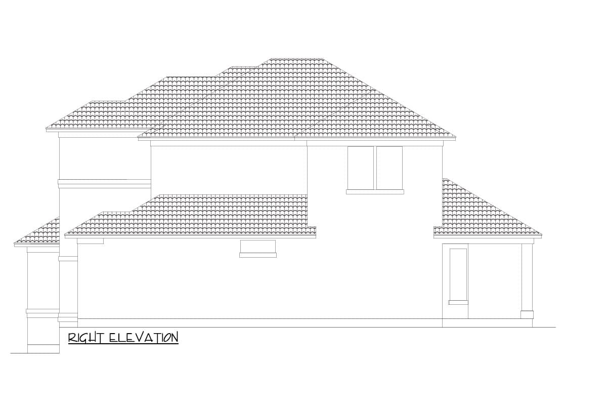 Plan 264219KMD: 5-Bed Florida House Plan with Media and Game Room - 3740 Sq Ft - Image #5 - Florida-Style, Mediterranean, Tuscan