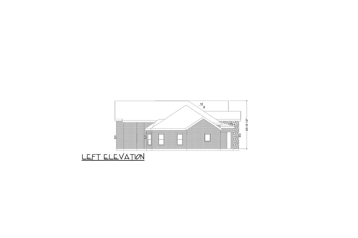 Plan 36707TX: 3-Bed Hill Country Ranch House Plan with Home Office and Sunroom - 4388 Sq Ft - Image #15