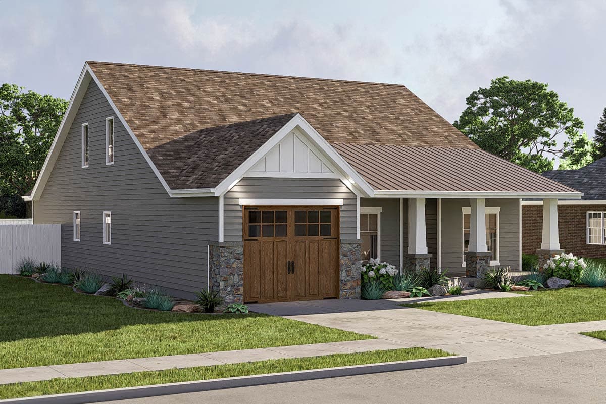 Plan 623415DJ: 4-Bed Modern Cottage House Plan with 1-Car Garage - 2191 Sq Ft - Image #11 - Cape Cod, Country, Traditional
