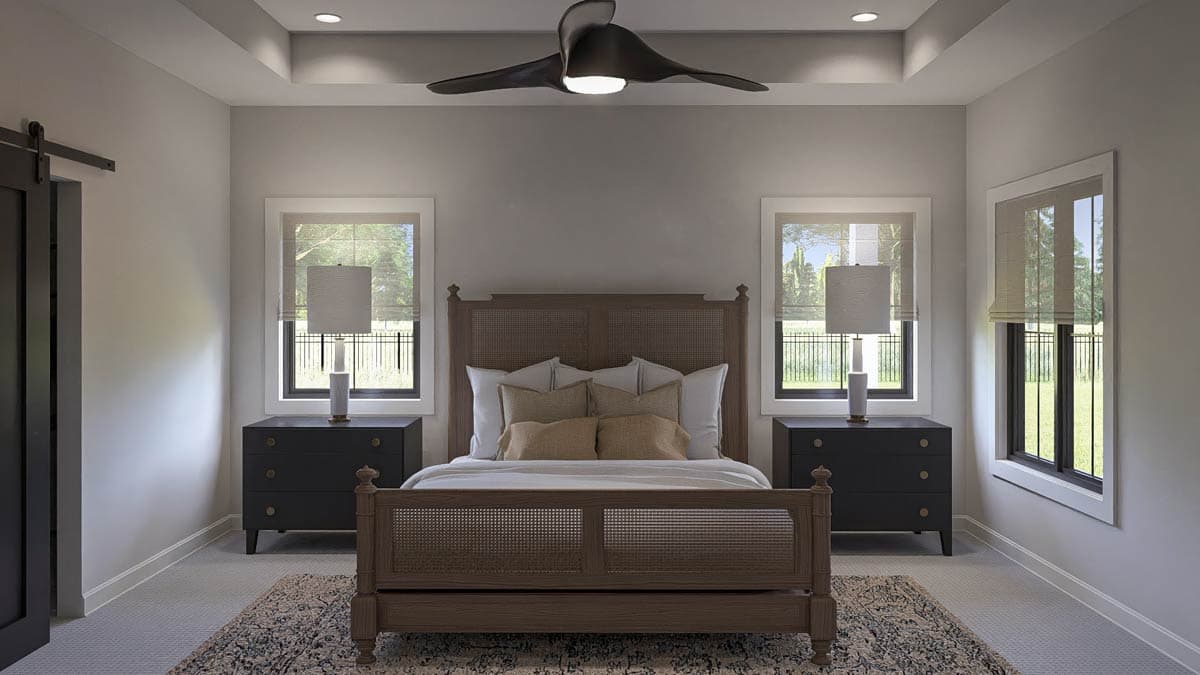 Plan 623416DJ: 3-Bed Colonial House Plan with Clustered Bedrooms - 2321 Sq Ft - Image #14 - Colonial, Country, Traditional