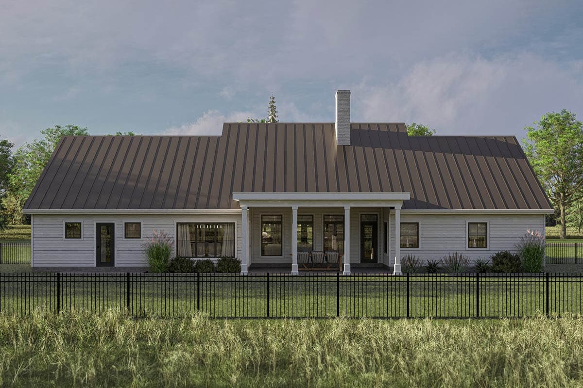 Plan 623416DJ: 3-Bed Colonial House Plan with Clustered Bedrooms - 2321 Sq Ft - Image #20 - Colonial, Country, Traditional