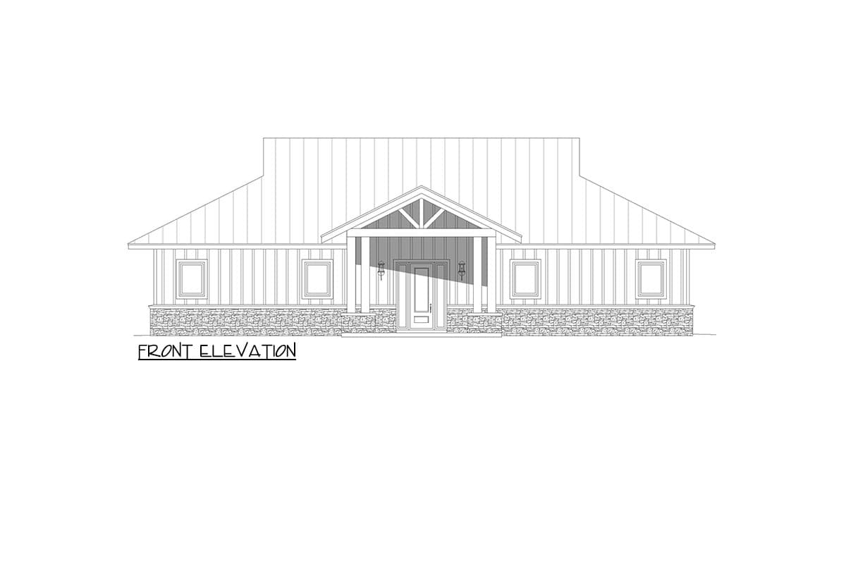 Plan 680400VR: 3-Bed Coastal House Plan with Optionally Finished Loft - 2390 Sq Ft - Image #7 - Coastal, Coastal Contemporary, Country
