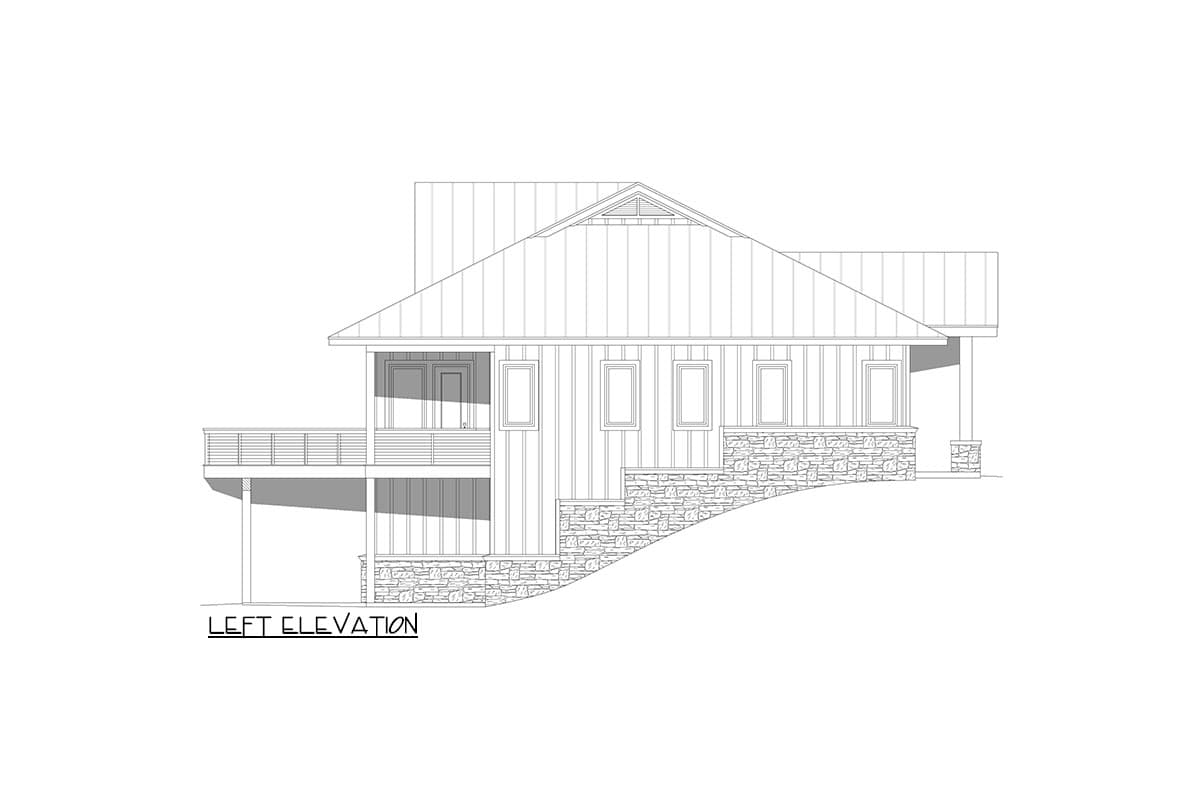 Plan 680400VR: 3-Bed Coastal House Plan with Optionally Finished Loft - 2390 Sq Ft - Image #8 - Coastal, Coastal Contemporary, Country
