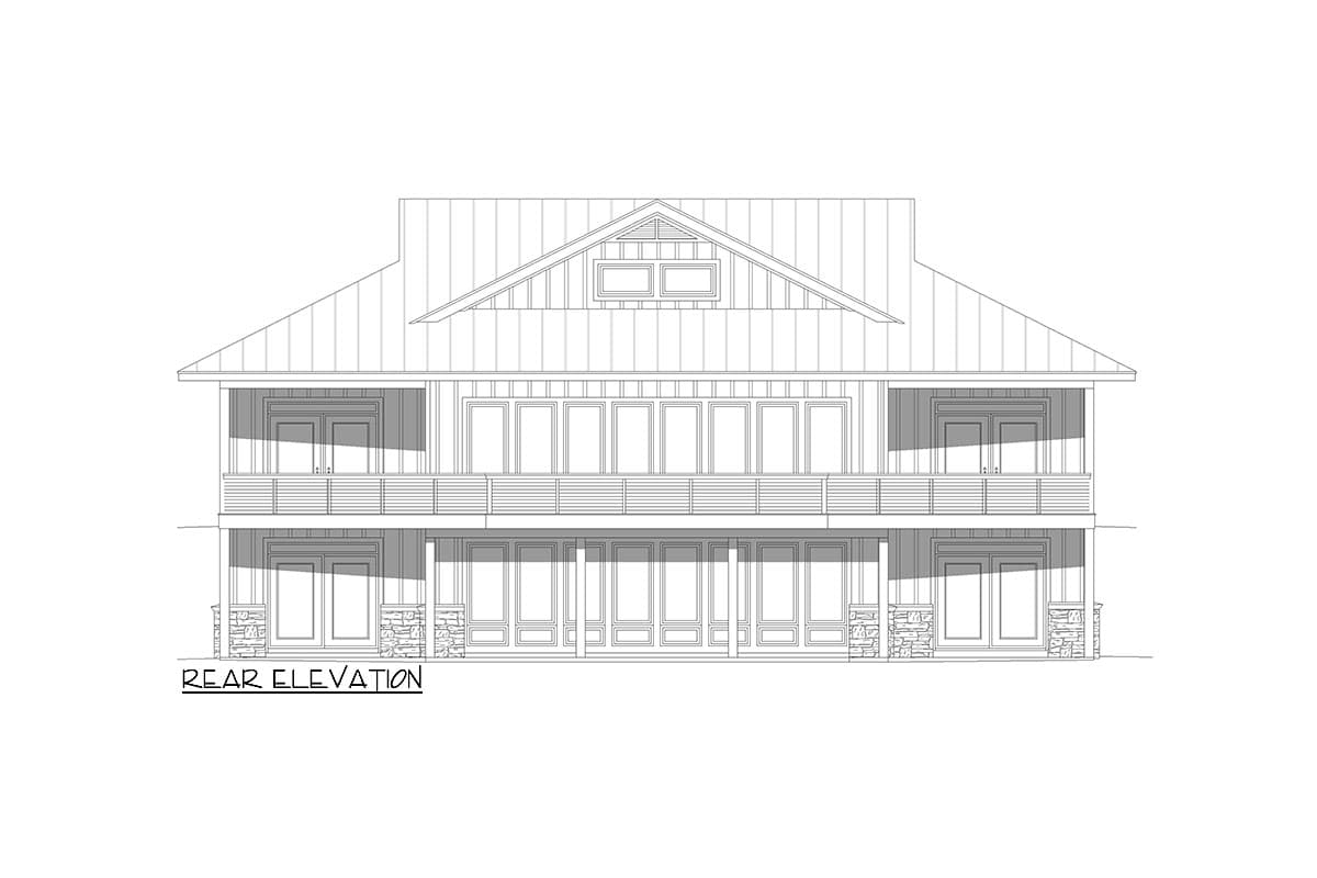 Plan 680400VR: 3-Bed Coastal House Plan with Optionally Finished Loft - 2390 Sq Ft - Image #9 - Coastal, Coastal Contemporary, Country