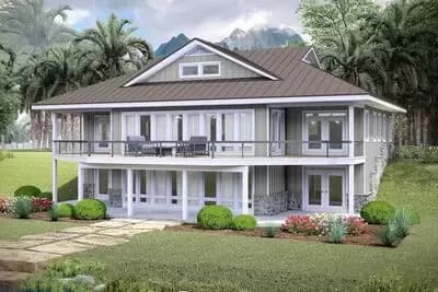 3-Bed Coastal House Plan with Optionally Finished Loft - 2390 Sq Ft
