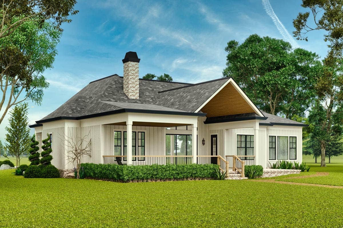 Plan 12335JL: 3-Bed Country Craftsman House Plan with Bonus Room Above - 2341 Sq Ft - Image #15 - Country, Craftsman, Ranch