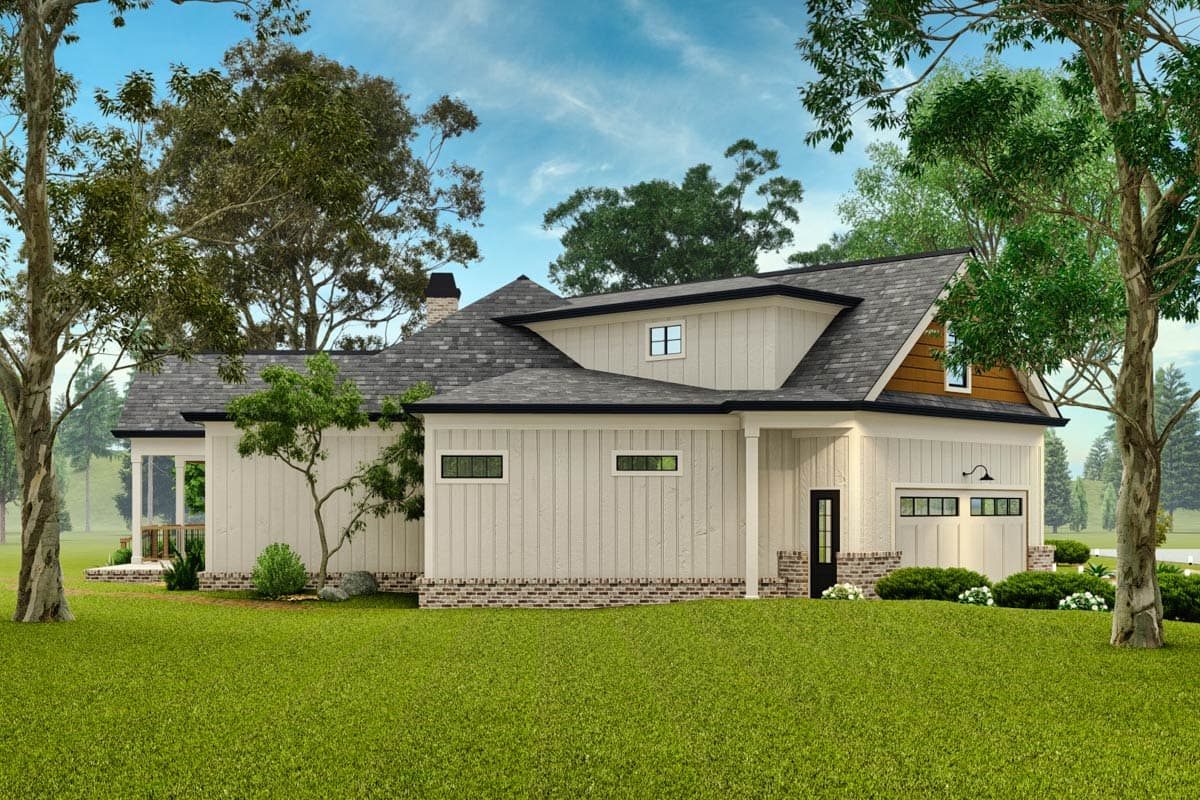 Plan 12335JL: 3-Bed Country Craftsman House Plan with Bonus Room Above - 2341 Sq Ft - Image #18 - Country, Craftsman, Ranch