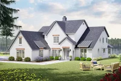 4-Bed New American Plan with Loft and Outdoor Kitchen - 5339 Sq Ft