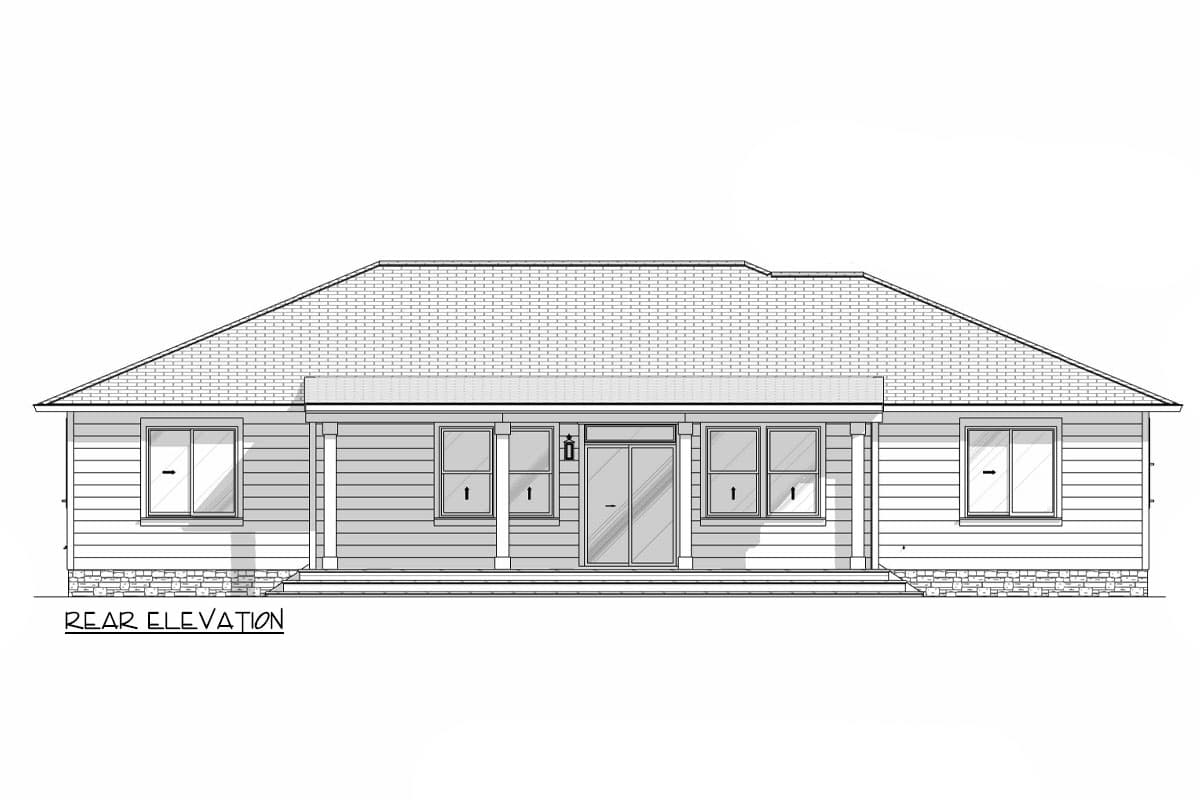 Plan 307714RAD: One-Story Craftsman Ranch House Plan with Split Beds - 1795 Sq Ft - Image #10 - Craftsman, New American, Ranch, Traditional