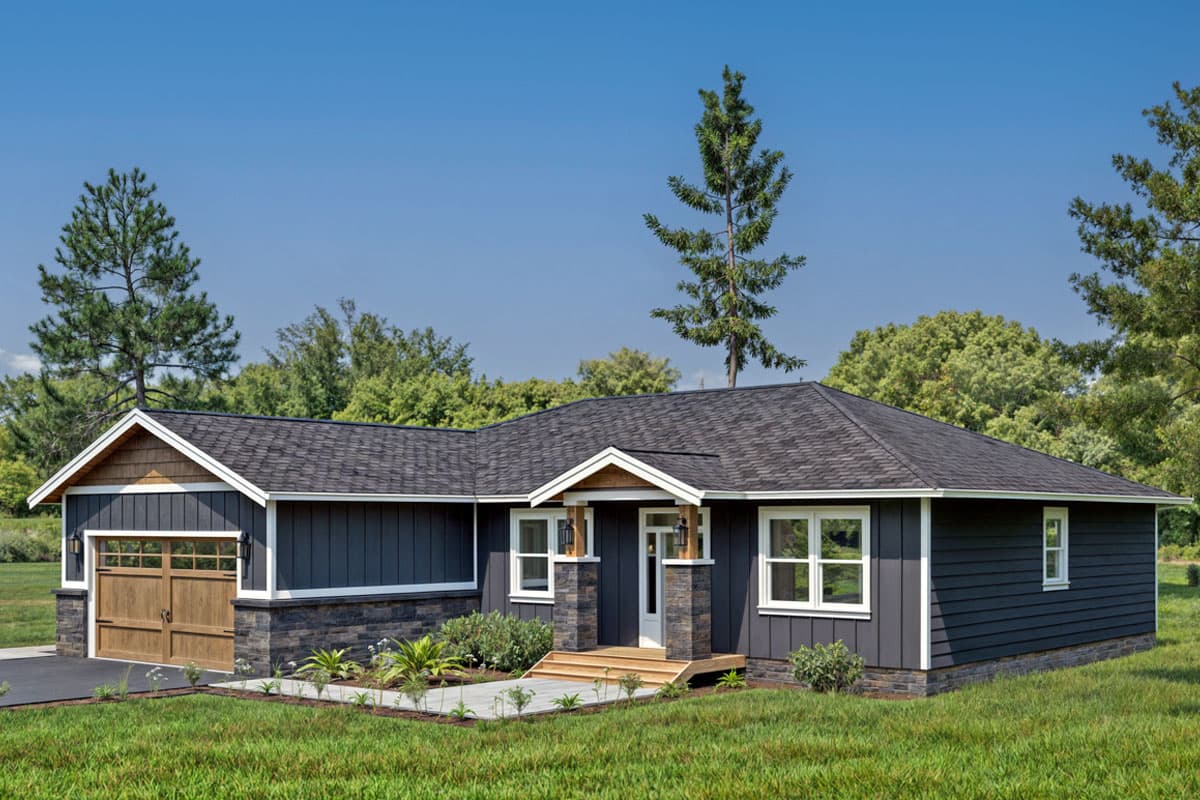 Plan 307714RAD: One-Story Craftsman Ranch House Plan with Split Beds - 1795 Sq Ft - Image #7 - Craftsman, New American, Ranch, Traditional