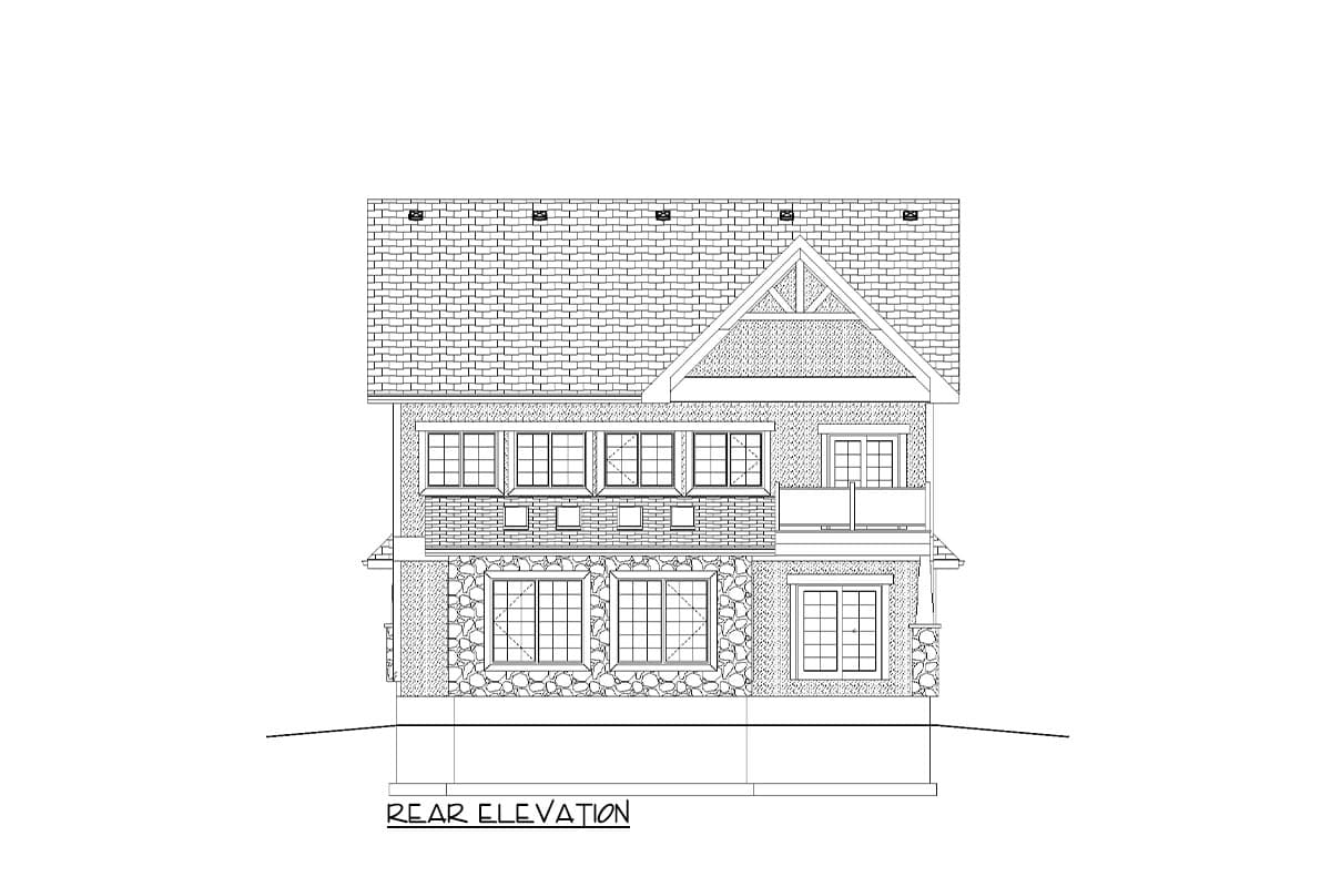 Plan 485000DUG: 4-Bed Traditional Craftsman House Plan with Sunroom - 2900 Sq Ft - Image #9 - Craftsman, Traditional