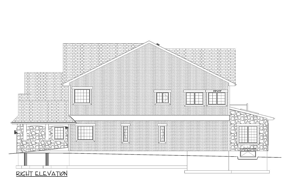 Plan 485000DUG: 4-Bed Traditional Craftsman House Plan with Sunroom - 2900 Sq Ft - Image #10 - Craftsman, Traditional