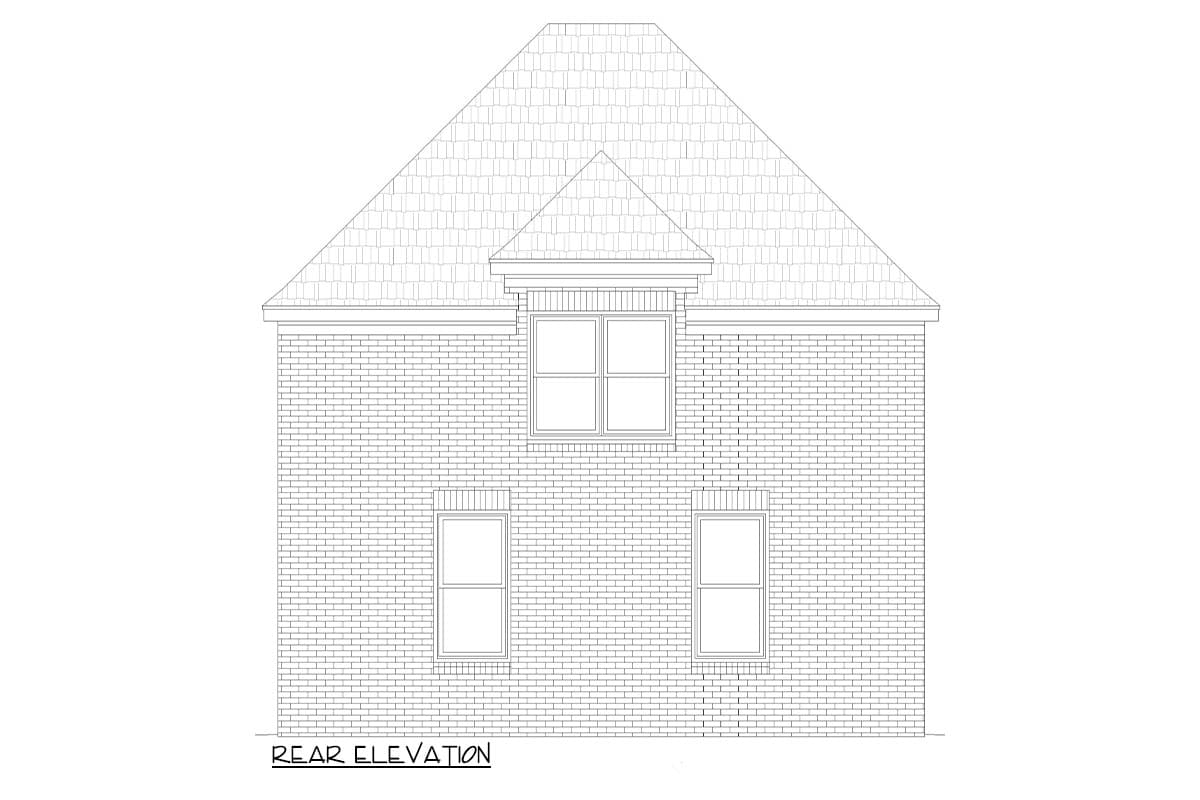 Plan 680403VR: 2-Car Traditional Garage with Attached Apartment - 789 Sq Ft  - Image #4 - Traditional