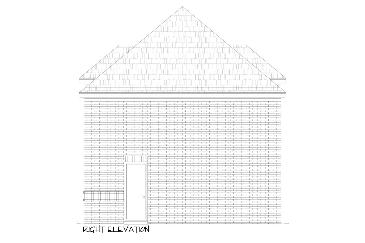 Plan 680403VR: 2-Car Traditional Garage with Attached Apartment - 789 Sq Ft  - Image #5 - Traditional