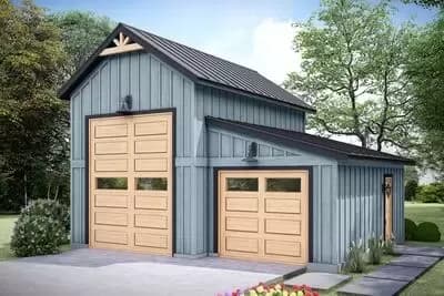 2-Bay Detached RV-Garage with Workshop - 851 Sq Ft