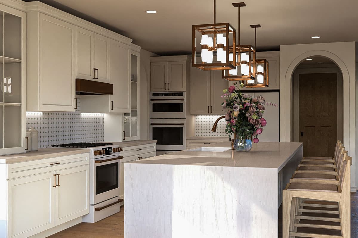 Plan 623417DJ: 3-Bed Transitional House Plan with 3-Car Garage - 2529 Sq Ft - Image #9 - Transitional