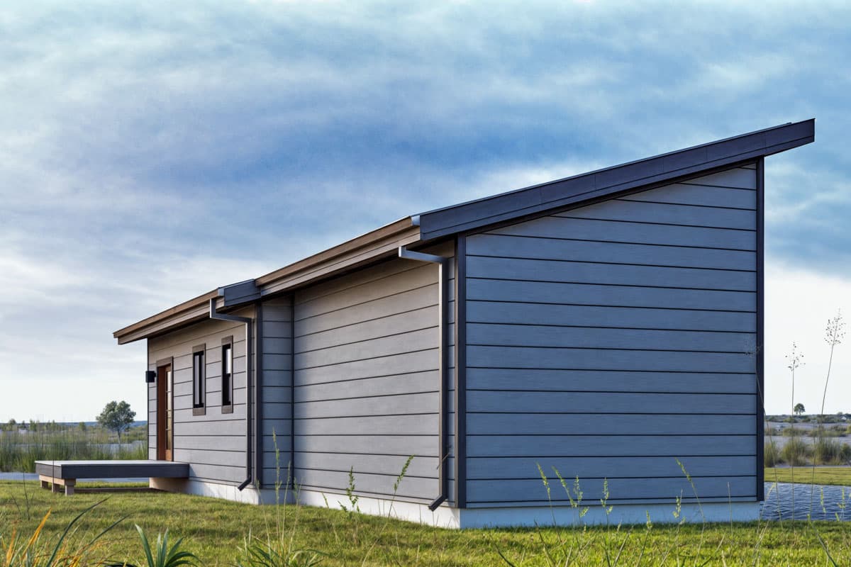 Plan 307716RAD: 1-Bed Contemporary House Plan with Covered Front Porch - 800 Sq Ft - Image #8 - Contemporary, Modern, Rustic