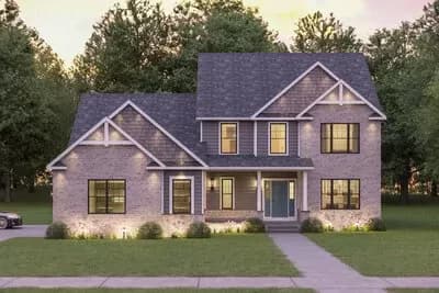 4-Bed Traditional House Plan with Two-Story Great Room - 2861 Sq Ft