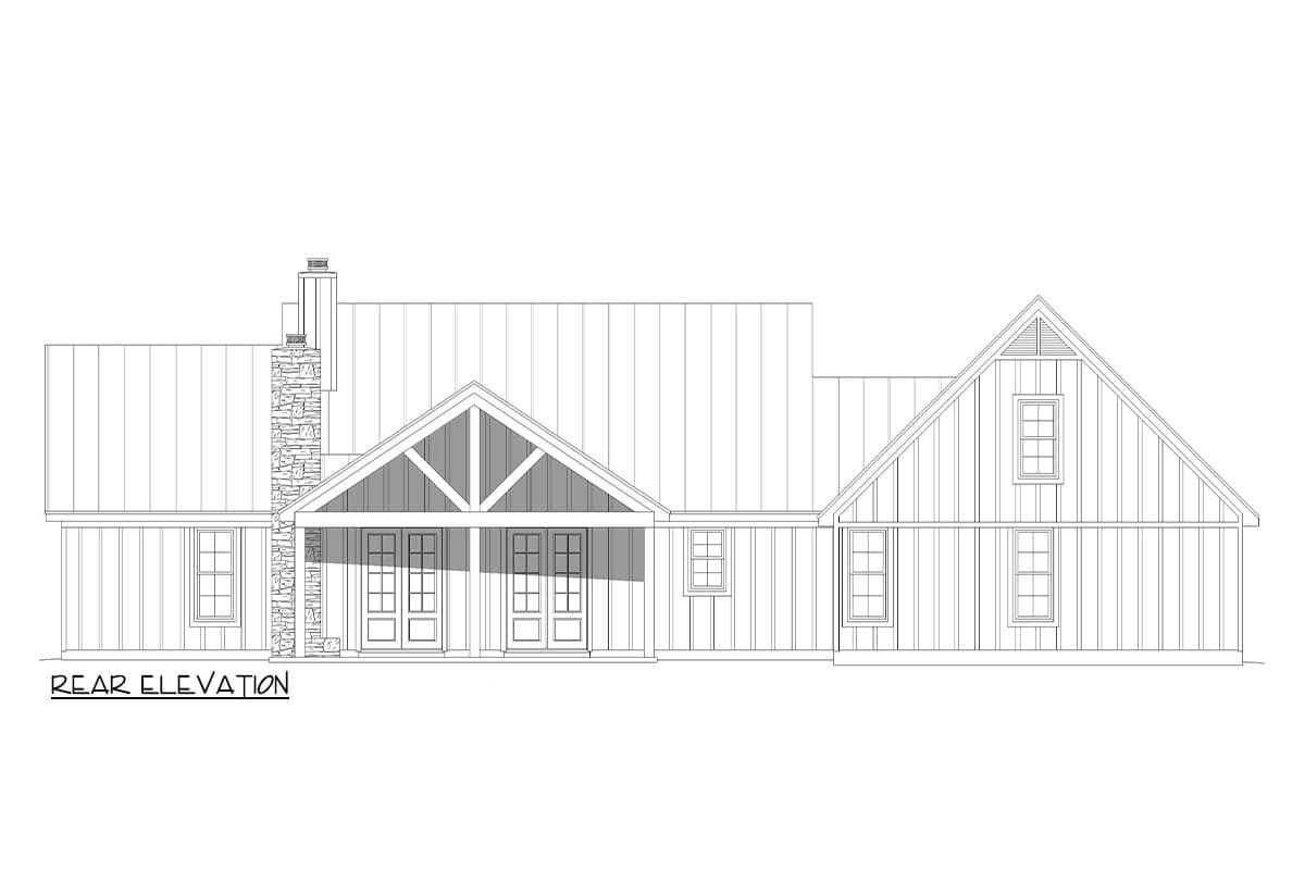 Plan 680410VR: 3-Bed Modern Farmhouse with Vaulted Master Suite - 2395 Sq Ft - Image #10 - Country, Farmhouse, Modern Farmhouse, Traditional