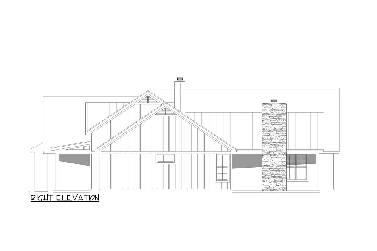 Plan 680410VR: 3-Bed Modern Farmhouse with Vaulted Master Suite - 2395 Sq Ft - Image #11 - Country, Farmhouse, Modern Farmhouse, Traditional