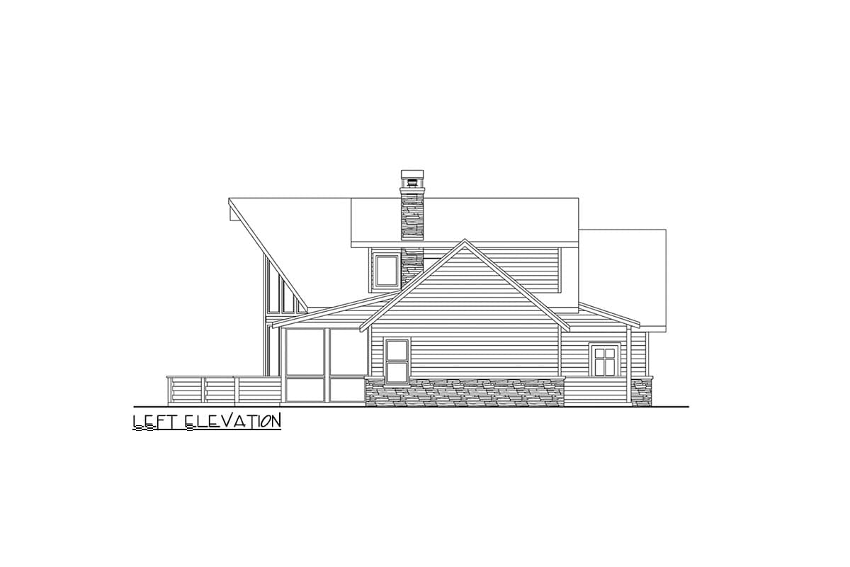 Plan 72436DA: Two-Story Mountain Rustic House Plan with Large Outdoor Space - 1992 Sq Ft - Image #8 - Cabin, Craftsman, Mountain, Rustic, Vacation