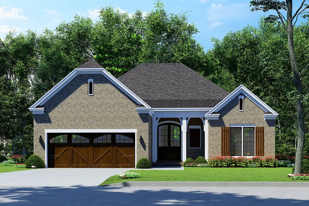 Plan 70892MK: 3 or 4 Bed European House Plan Under 1800 Square Feet  - Image #7 - European, Traditional