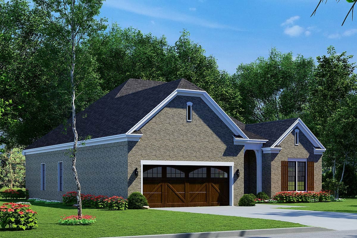 Plan 70892MK: 3 or 4 Bed European House Plan Under 1800 Square Feet  - Image #8 - European, Traditional