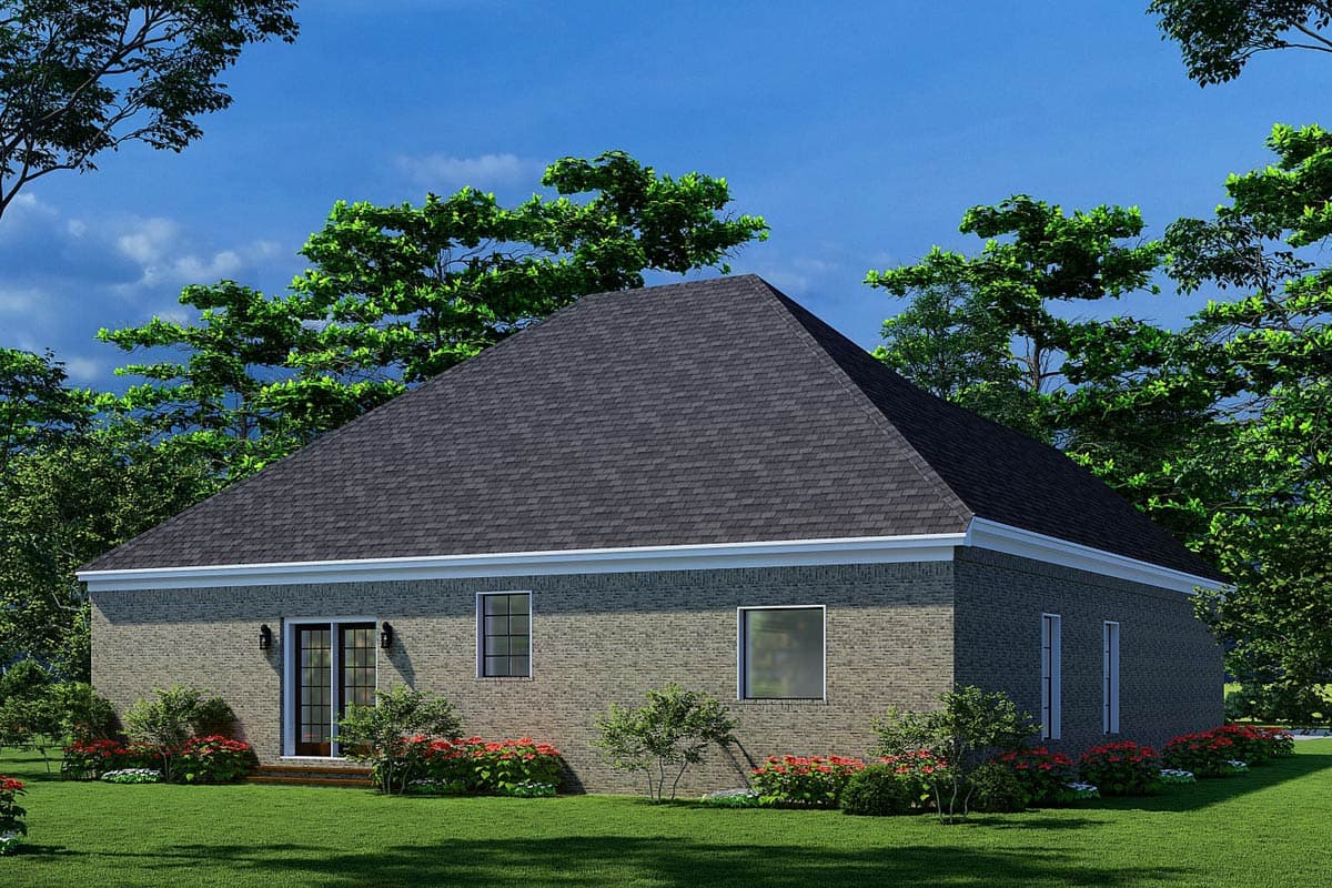 Plan 70892MK: 3 or 4 Bed European House Plan Under 1800 Square Feet  - Image #9 - European, Traditional